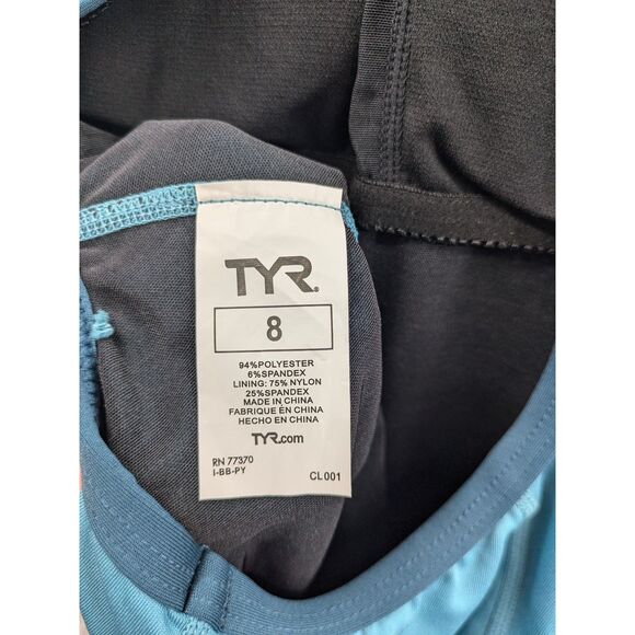 TYR Women's Durafast Solid Diamond Control Fit sz 8 Swimsuit - Picture 9 of 11